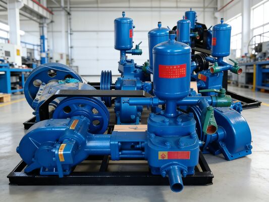 Single Cylinder Horizontal Reciprocating Piston BW 160 Mud Pump Equipment For Drilling Rig