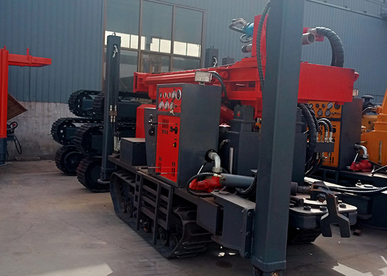 Profondità ad alta velocità della piattaforma di produzione di Rocky Strata Rotary Water Well 200m pneumatica