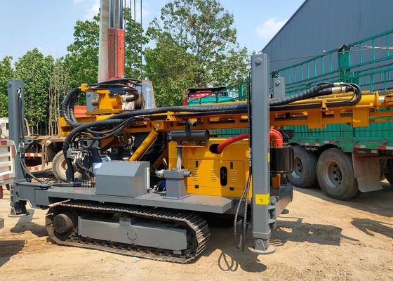 trapano montato cingolo profondo Rig Multifunctional Dth Borehole di 350m
