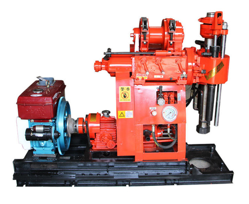 Costruendo l'impianto di perforazione di trapano di detorsolamento di esplorazione di indagine 100 metri di profondità con il motore diesel