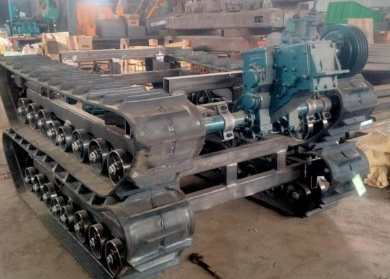 Sottocarro cingolato in acciaio OEM per nuovo impianto di perforazione con diverse capacità di carico
