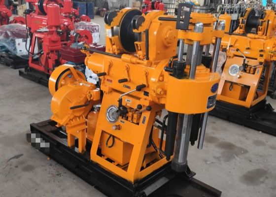 Esplorazione mineraria Core Rig Drill 100 metri profondità Potenza del motore diesel