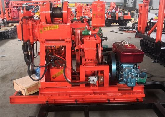 XY-1 Una macchina di perforazione per test del suolo da 150 metri con motore diesel da 18 CV per esplorazione