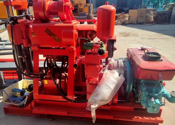Profondità 200 m macchina di perforazione per la prova del suolo per la perforazione di fori di base con motore diesel da 22 CV