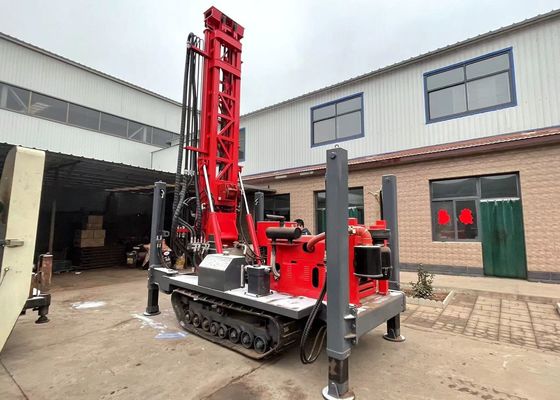 Perforazione montata su crawler 200 metri profondità di perforazione con compressore d'aria 17/18