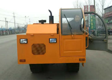 1T - 10T mini scaricatore idraulico, piccolo autocarro con cassone ribaltabile del cingolo con la carrozza chiusa