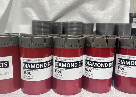 NX BX Impregnato per trivellazione del nucleo di diamanti per campioni raccolta del nucleo cablato
