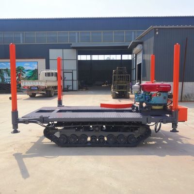 Sottocarro di gomma per lavori di costruzione alimentato da motore diesel