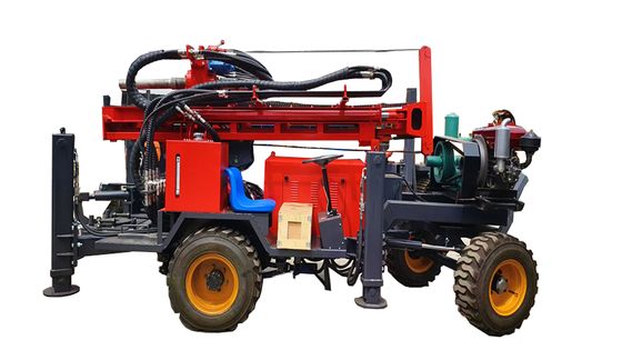 Perforatrice pneumatica grande rossa / gialla / blu per pozzi d'acqua profondi, alta efficienza di lavoro