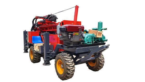 Perforatrice cingolata pneumatica mobile a velocità rapida da 55KW per irrigazione agricola in aree aride