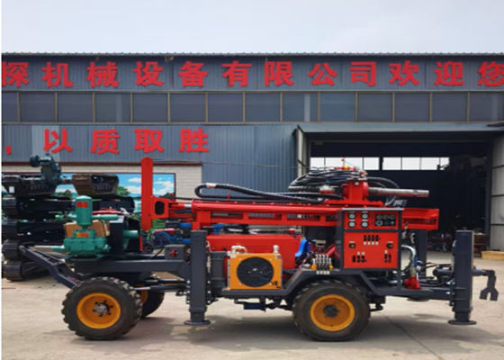 Macchine di perforazione automatiche auto-propulsive montate su pneumatici nelle zone montuose
