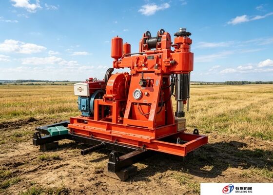 Aree geologiche difficili XY-1A macchina per la trivellazione di pozzi motore diesel