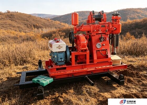 Impianto di perforazione diesel durevole della perforatrice del pozzo trivellato XY1A adatto per la raccolta di campioni di terre profonde