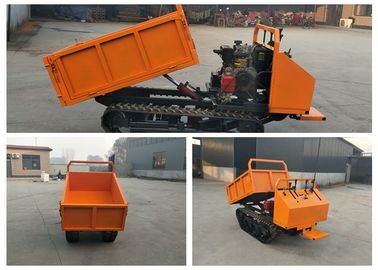 Mini autocarro con cassone ribaltabile di gomma del trasportatore del trasportatore della pista da 2 tonnellate 600 chilogrammi di capacità di carico