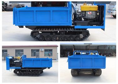 Caricamento massimo del mini della pista veicolo cingolato diesel idraulico blu del trasportatore 2,0 tonnellate