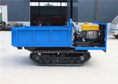 Colore blu mini operazione semplice di gomma dell'autocarro con cassone ribaltabile del trasportatore della pista da 2 tonnellate