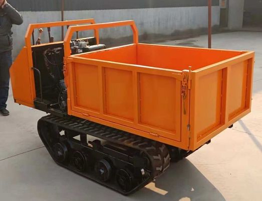 Trasportatore a rotaia resistente trasportatore a rullini con rotaia in gomma modello 400 90 54 e base ruota 1932 mm per attività di trasporto fuoristrada