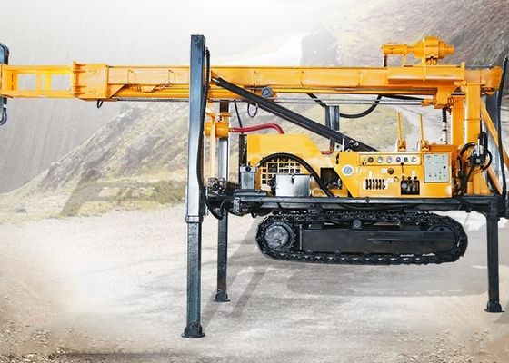 macchina del trapano del cingolo di 70kw 260m per acqua del progetto delle montagne