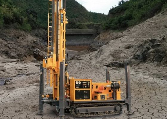 Profondità di perforazione piattaforma di produzione rotatoria pneumatica del cingolo dei 400 tester