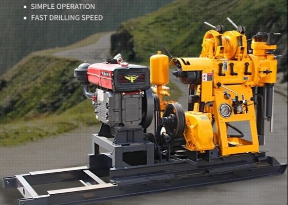 Piccolo impianto di perforazione della trivellazione dell'acqua del pozzo trivellato diesel portatile 15KW