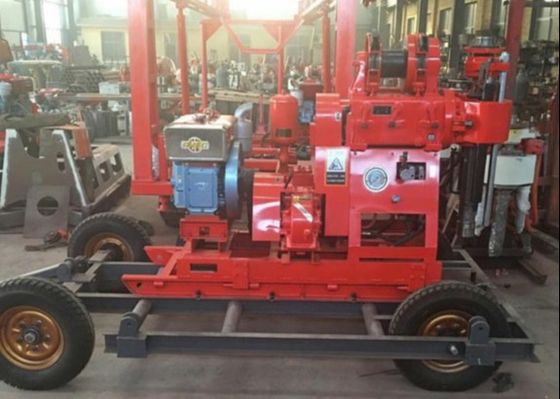 Trivellazione idraulica portatile Rig Machine dell'acqua del pozzo trivellato di 200m