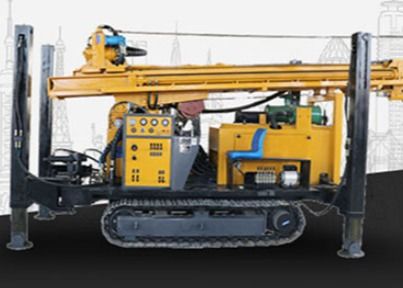 Impianto di perforazione di trapano montato cingolo diesel pneumatico portatile del pozzo trivellato del pozzo d'acqua