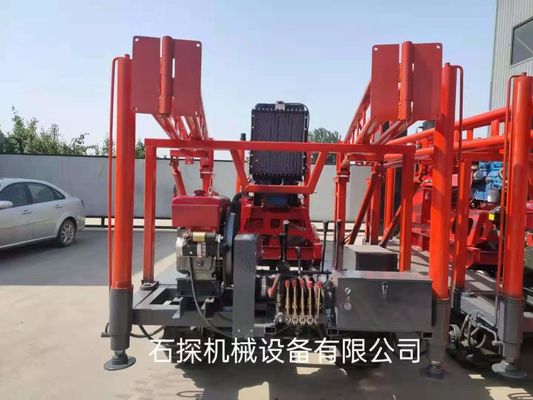 Alto impianto di perforazione di trapano montato cingolo pneumatico di percussione della gamba