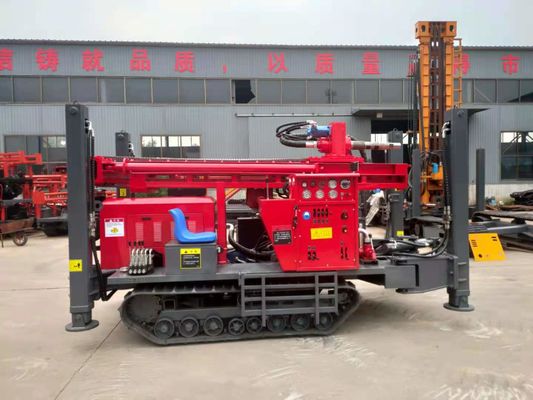 Impianto di perforazione della trivellazione dell'acqua montato cingolo del motore diesel della piattaforma di produzione di DTH 260m
