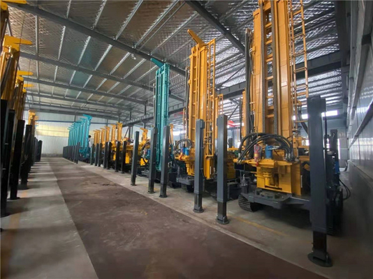Piattaforma di produzione pneumatica del pozzo trivellato del pozzo d'acqua 350M Portable