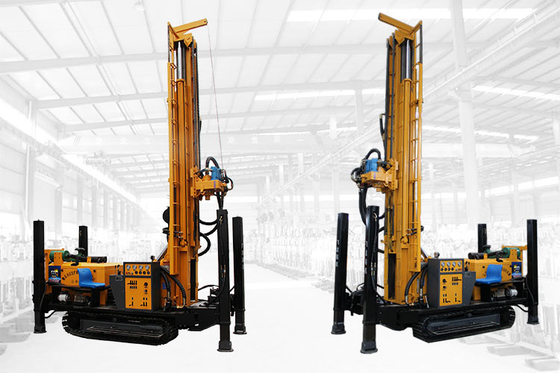 Trivellazione rotatoria Rig Machine dell'acqua del cingolo 400m