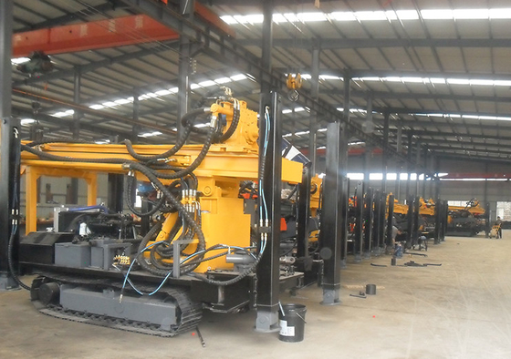 perforazione montata trattore Rig Geothermal Rotary Machine di 350m