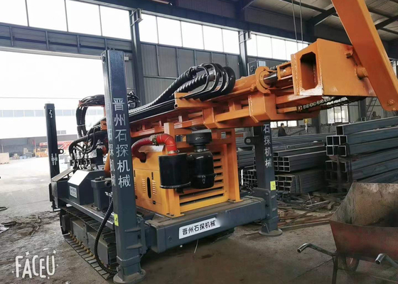 perforazione pneumatica Rig Rubber Belt Track Household di profondità di 400m