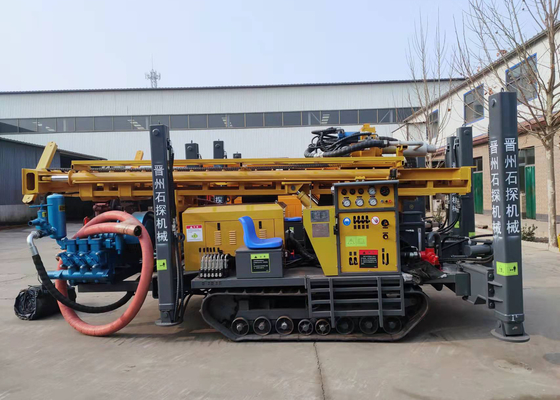 Grande cingolo d'acciaio della trivellazione pneumatica 350m perforabile dell'acqua St350