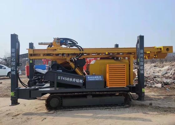 Trivellazione Rig Mining Pneumatic Dth dell'acqua del pozzo trivellato 380V del cingolo