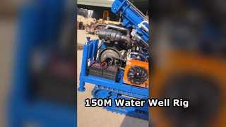 ST 150 Impianto di perforazione per pozzi d'acqua, profondità 150 M