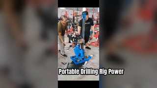 Impianto di perforazione portatile per carotaggio con foro da 75 mm