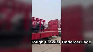 Carro cingolato in gomma per impieghi gravosi