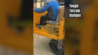 Dumper cingolato da 2-5 tonnellate per terreni difficili